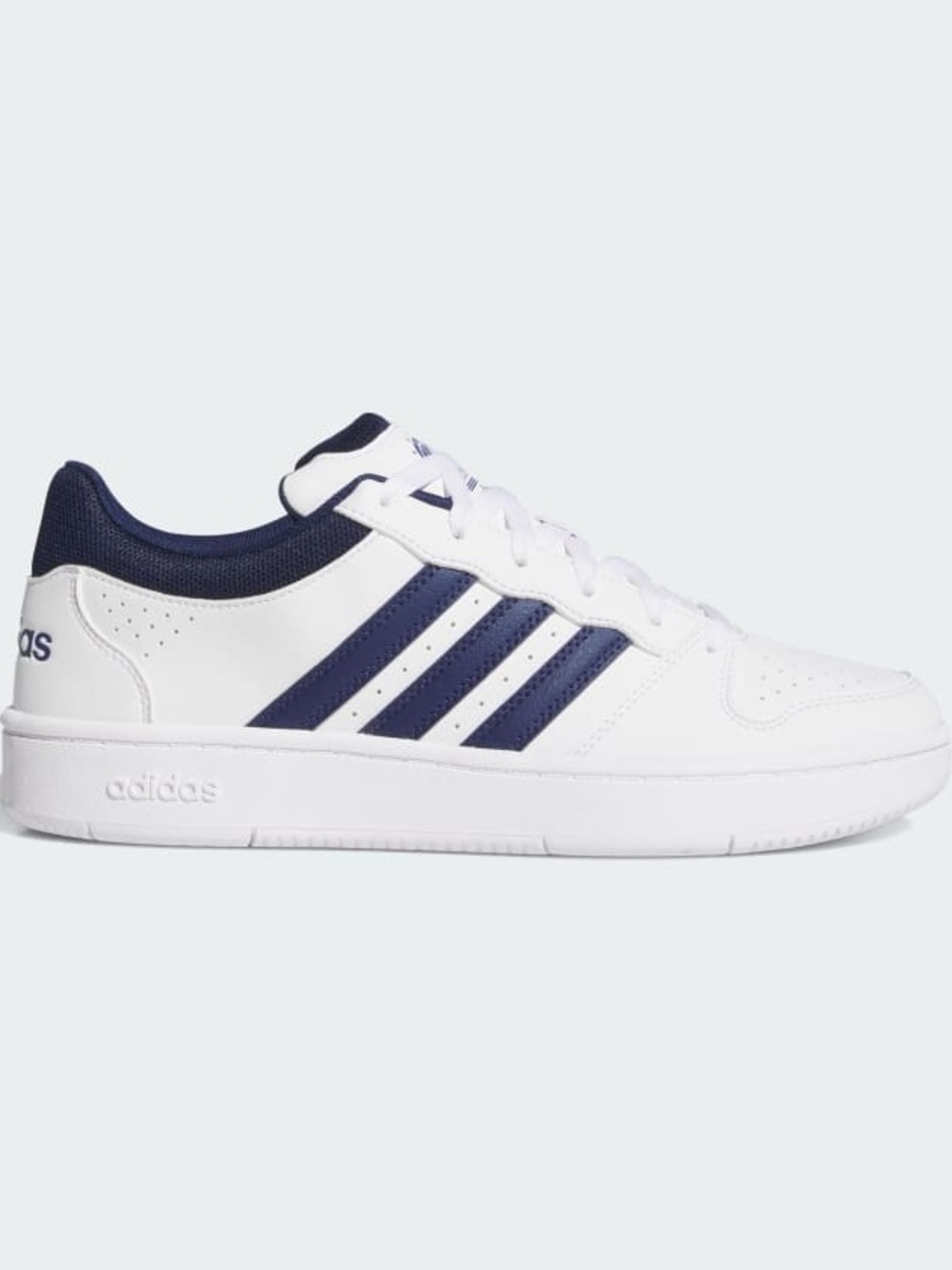 Adidas sneakers white and navy blue